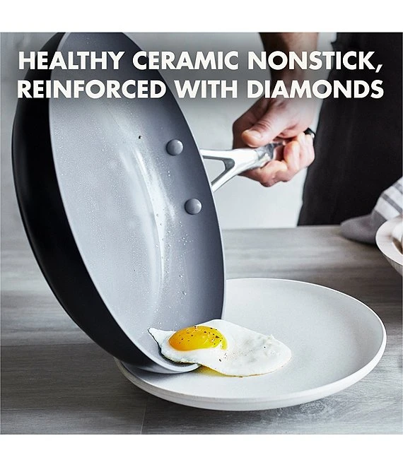 Greenpan Valencia Pro Ceramic Nonstick Frypan Set 4 Greenpan Valencia Pro Ceramic Nonstick Frypan Set - Afbeelding 4
