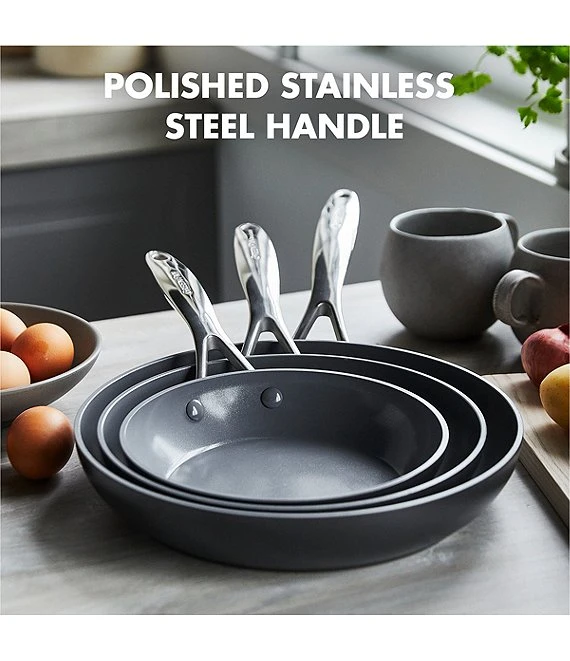 Greenpan Valencia Pro Ceramic Nonstick Frypan Set 1 Greenpan Valencia Pro Ceramic Nonstick Frypan Set