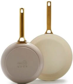 GreenPan Reserve Ceramic Nonstick 10#double; & 12#double; Taupe Frypan Set -Greenpan Winkel 00000000 zi 20318442