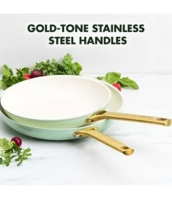 Greenpan Reserve Ceramic Nonstick 10#double; & 12#double; Julep Frypan Set