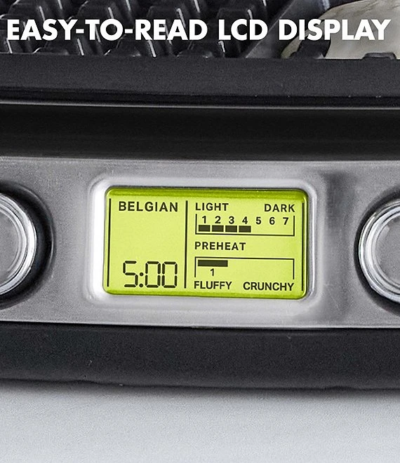 GreenPan Elite Ceramic Nonstick 4-Square Waffle Maker 4 GreenPan Elite Ceramic Nonstick 4-Square Waffle Maker - Afbeelding 4