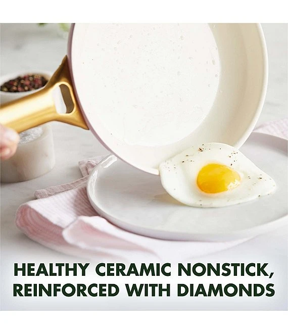 GreenPan Reserve 8#double;/10#double; Blush Fry Pan 6 GreenPan Reserve 8#double;/10#double; Blush Fry Pan - Afbeelding 6