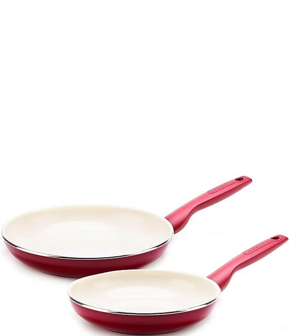 GreenPan Rio 2-Pack 8#double; & 10#double; Fry Pans 1 GreenPan Rio 2-Pack 8#double; & 10#double; Fry Pans