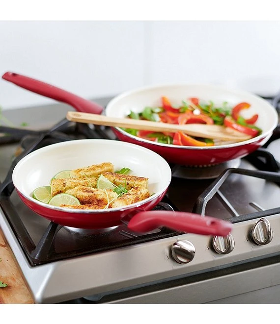 GreenPan Rio 2-Pack 8#double; & 10#double; Fry Pans 3 GreenPan Rio 2-Pack 8#double; & 10#double; Fry Pans - Afbeelding 3