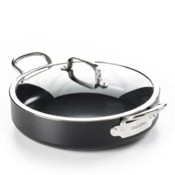 GreenPan Barcelona Infinity Pro Hapjespan Met Deksel 30cm - Zwart - Inductie - PFAS-vrij -Greenpan Winkel 1200x1200 137