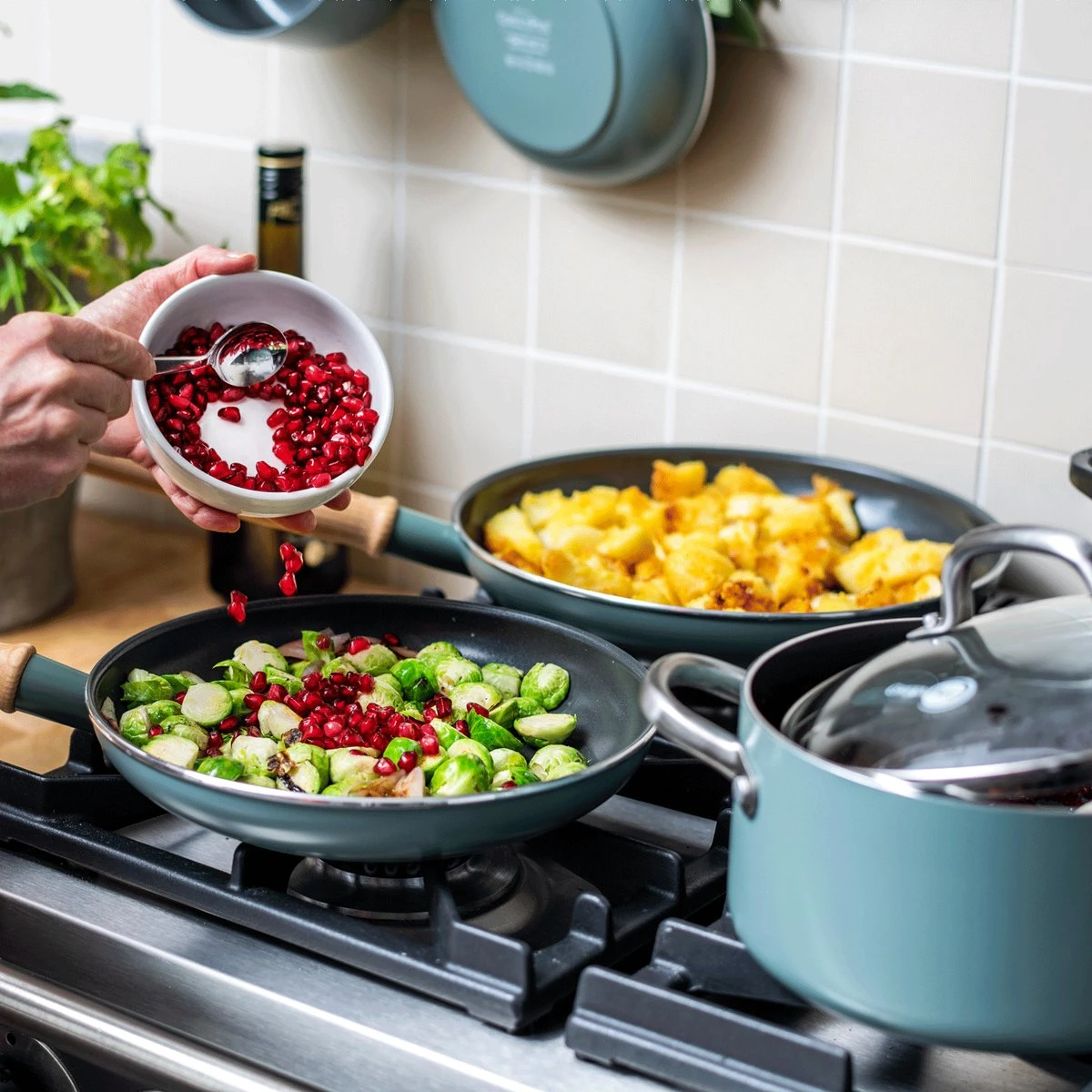 GreenPan Mayflower Koekenpan - Ø 28 Cm - Keramisch - Inductie 9 GreenPan Mayflower Koekenpan - Ø 28 Cm - Keramisch - Inductie - Afbeelding 9