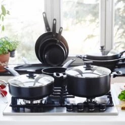 GreenPan Cambridge Koekenpannenset Ø 20cm + Ø 28cm - Zwart - Inductie - PFAS-vrij -Greenpan Winkel 1200x1200 90