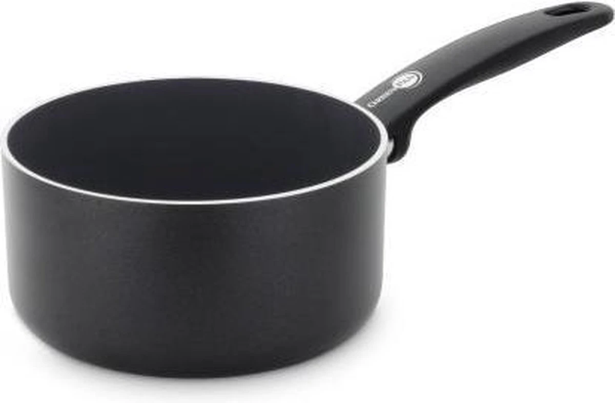 GreenPan Cambridge Steelpan 16cm - Zwart - Inductie - PFAS-vrij 2 GreenPan Cambridge Steelpan 16cm - Zwart - Inductie - PFAS-vrij - Afbeelding 2