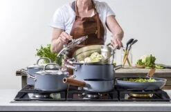 GreenPan Mayflower Pro Pannenset - 10-delig - Grijs - Inductie - PFAS-vrij -Greenpan Winkel 1200x789