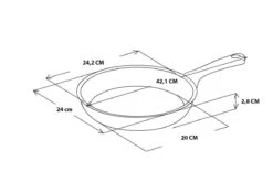 GreenPan Essentials Pannenkoekenpan 24cm - Zwart - Inductie - PFAS-vrij 14 GreenPan Essentials Pannenkoekenpan 24cm - Zwart - Inductie - PFAS-vrij -Greenpan Winkel 1200x800 4