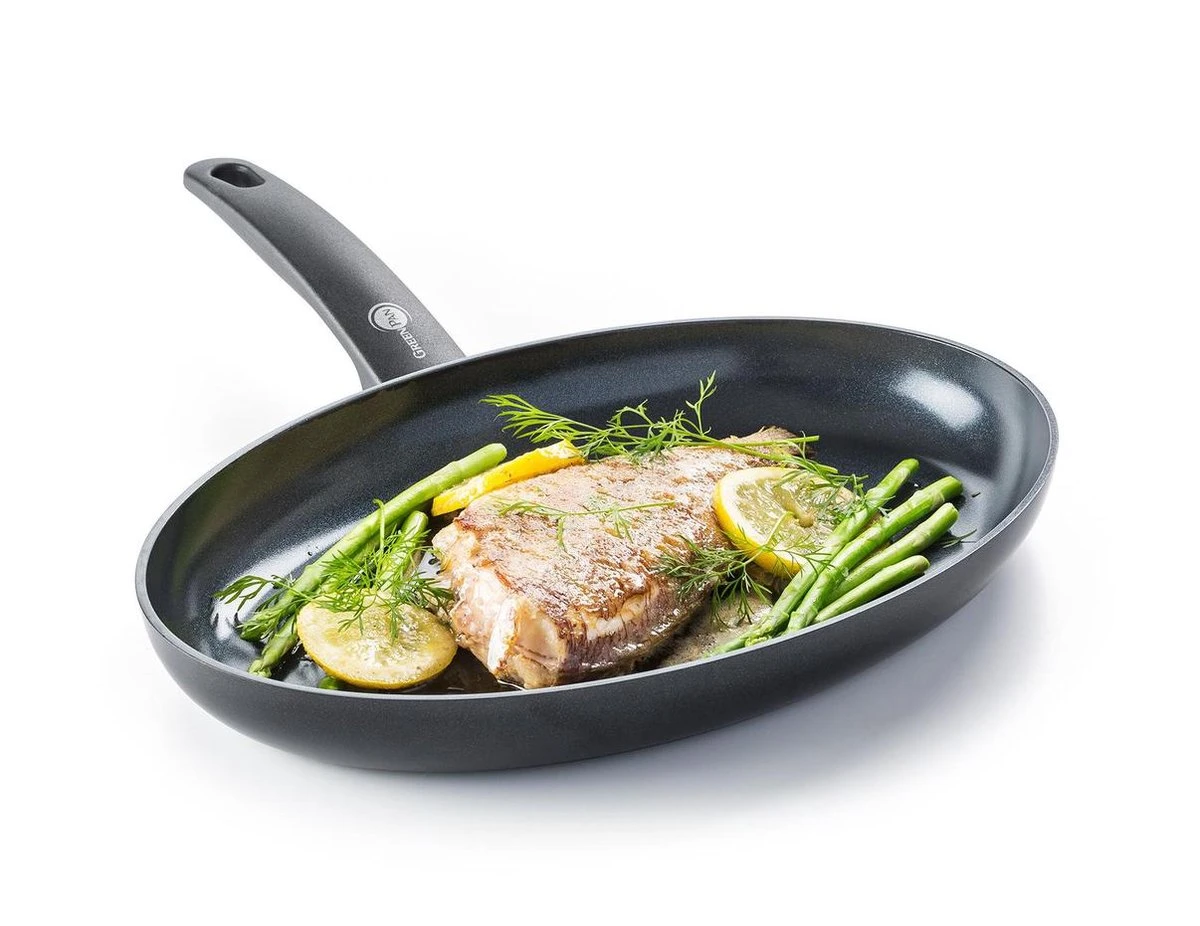 GreenPan Cambridge Vispan 32cm - Zwart - Inductie - PFAS-vrij 3 GreenPan Cambridge Vispan 32cm - Zwart - Inductie - PFAS-vrij - Afbeelding 3