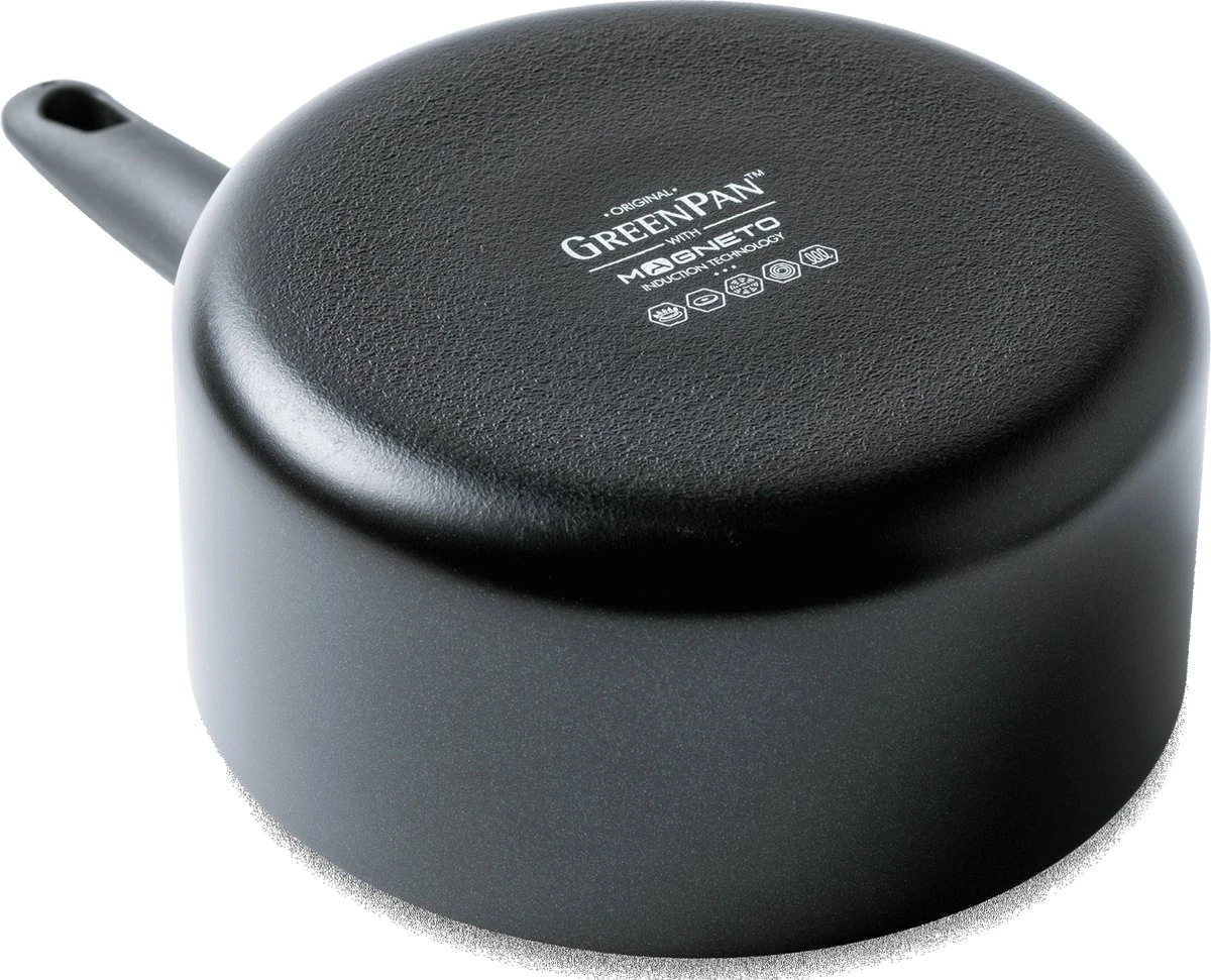 GreenPan Cambridge Steelpan 16cm - Zwart - Inductie - PFAS-vrij 10 GreenPan Cambridge Steelpan 16cm - Zwart - Inductie - PFAS-vrij - Afbeelding 10