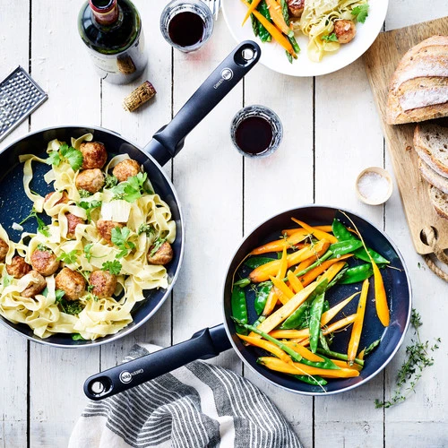 GreenPan Torino Keramische Koekenpannenset 24 + 28 Cm + Hapjespan 28 Cm 6 GreenPan Torino Keramische Koekenpannenset 24 + 28 Cm + Hapjespan 28 Cm - Afbeelding 6