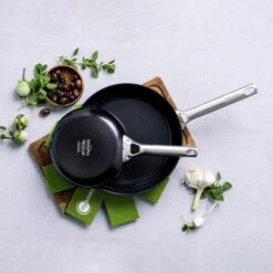 GreenPan Padova Koekenpannenset 20 + 28 Cm Reserve Black -Greenpan Winkel 1924077