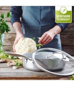 GreenPan Venice Evershine Pro 5-Quart Ceramic Non-Stick Covered Saute Pan With Helper Handle -Greenpan Winkel 20001198 01 ai