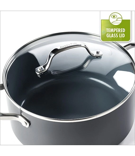 GreenPan Valencia Pro Magneto Ceramic Non-Stick 11-Piece Cookware Set 5 GreenPan Valencia Pro Magneto Ceramic Non-Stick 11-Piece Cookware Set - Afbeelding 5