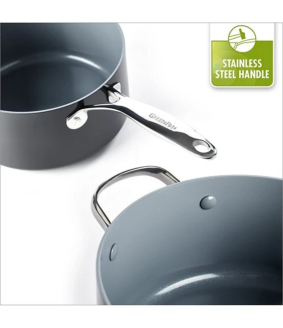 GreenPan Valencia Pro Magneto Ceramic Non-Stick 11-Piece Cookware Set 1 GreenPan Valencia Pro Magneto Ceramic Non-Stick 11-Piece Cookware Set