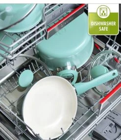 GreenPan Rio 16-Piece Turquoise With Cream Interior Cookware Set -Greenpan Winkel 20002426 05 ai