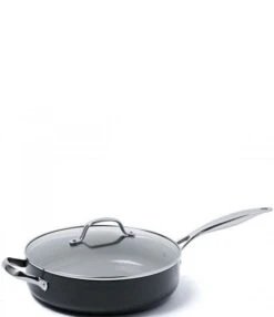 GreenPan Valencia Pro Magneto Ceramic Non-Stick 4.5-Quart Covered Saute Pan With Helper Handle 8 GreenPan Valencia Pro Magneto Ceramic Non-Stick 4.5-Quart Covered Saute Pan With Helper Handle -Greenpan Winkel 20005234 zi