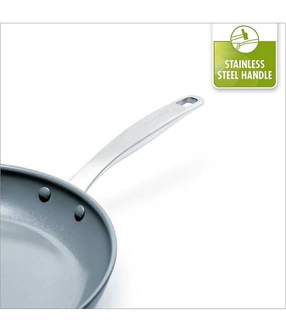 GreenPan Chatham Ceramic Non-Stick 8#double; Open Fry Pan 1 GreenPan Chatham Ceramic Non-Stick 8#double; Open Fry Pan