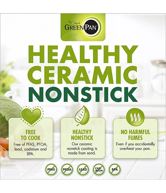 GreenPan Chatham Ceramic Non-Stick 11#double; Wok 2 GreenPan Chatham Ceramic Non-Stick 11#double; Wok - Afbeelding 2