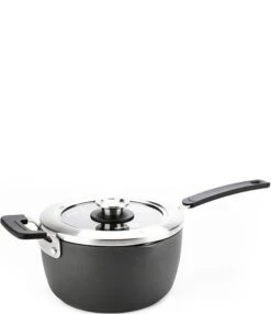 GreenPan Levels Hard Anodized Stackable Ceramic Non-Stick Saucepan With Straining Lid, 3-Quart 8 GreenPan Levels Hard Anodized Stackable Ceramic Non-Stick Saucepan With Straining Lid, 3-Quart -Greenpan Winkel 20008620 zi