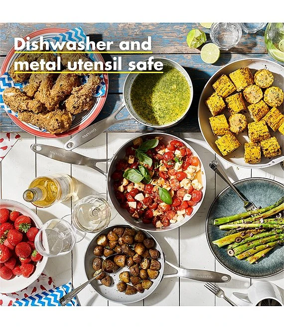 GreenPan Venice Pro Ceramic Non-Stick 7-Piece Cookware Set 2 GreenPan Venice Pro Ceramic Non-Stick 7-Piece Cookware Set - Afbeelding 2