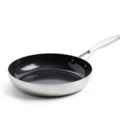 GreenPan Koekenpan Geneva - RVS - ø 24 Cm - Keramische Anti-aanbaklaag