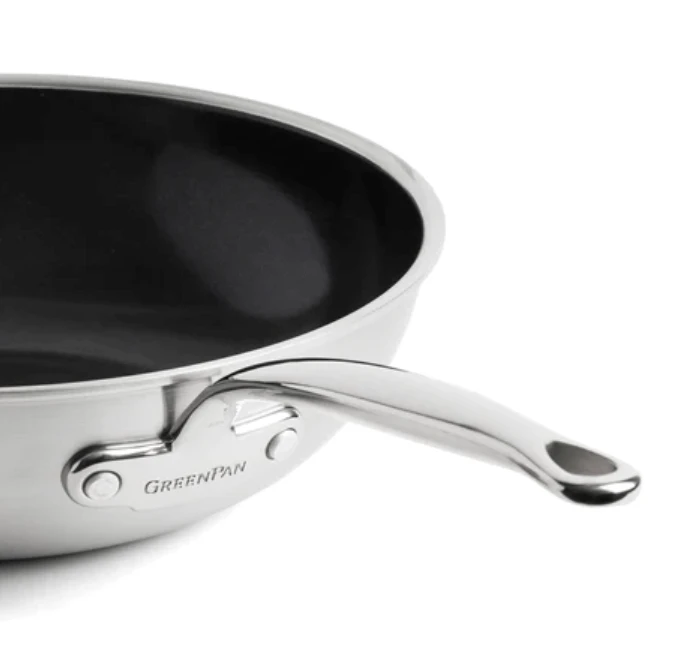 Greenpan Première Wok Met Keramische Laag ø 30 Cm 2 Greenpan Première Wok Met Keramische Laag ø 30 Cm - Afbeelding 2